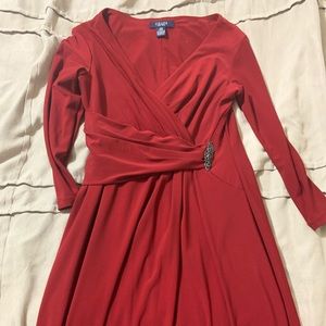 Chaps dress long sleeved